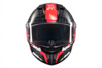 MT Helmets Stinger 2 Ardent — Black Red Gloss (C5) — заден агол