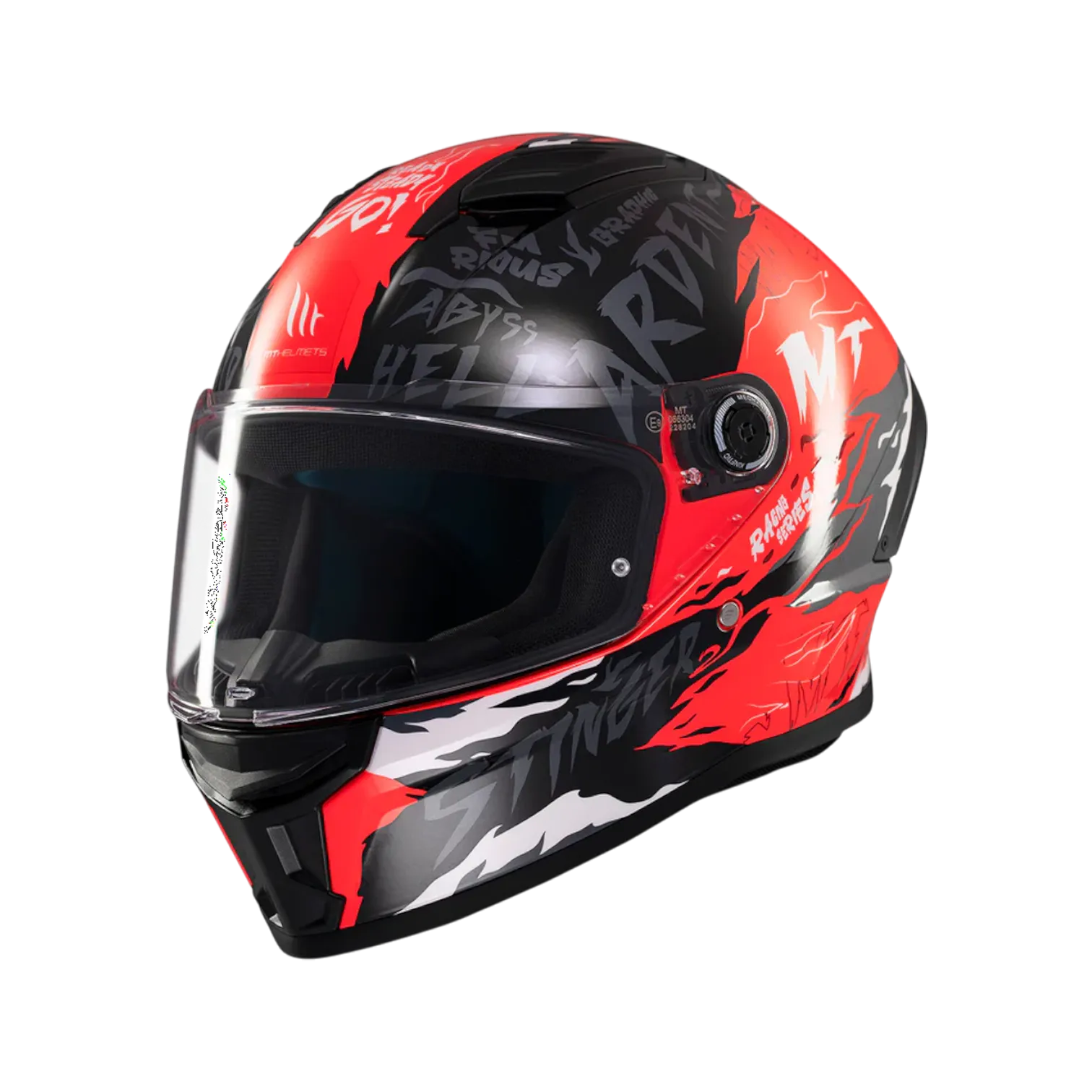 MT Helmets Stinger 2 Ardent — Black Red Gloss (C5)