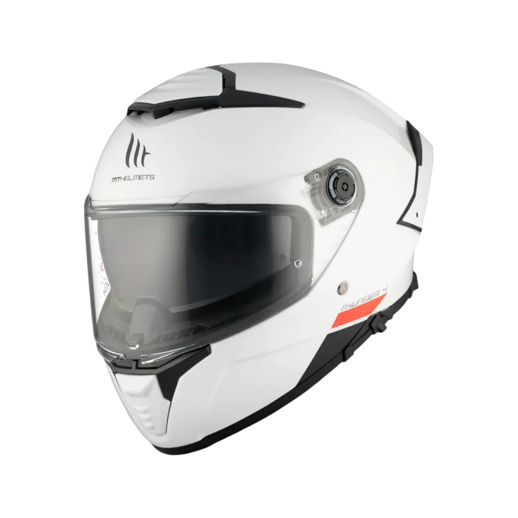 MT Helmets Thunder 4 SV Solid — Pearl White Gloss