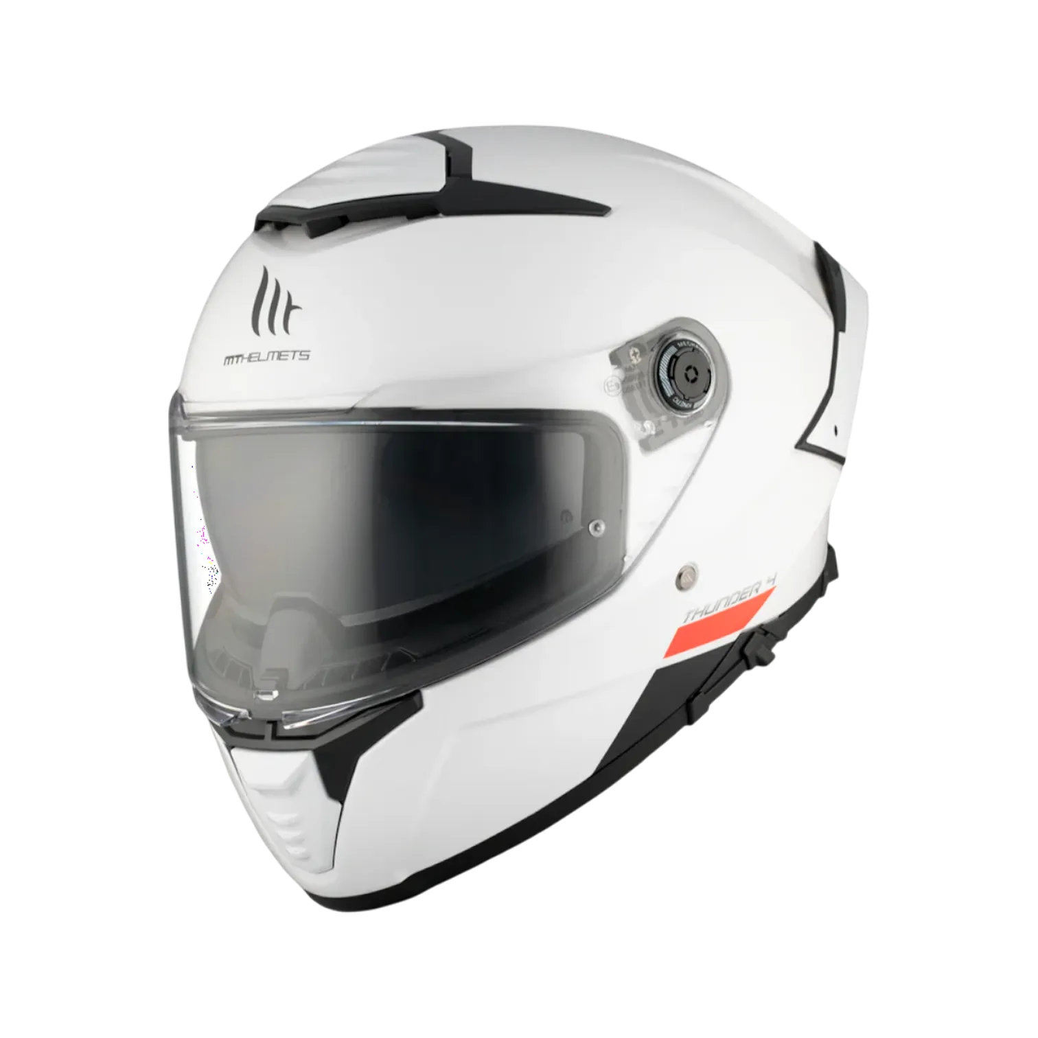 MT Helmets Thunder 4 SV Solid — Pearl White Gloss