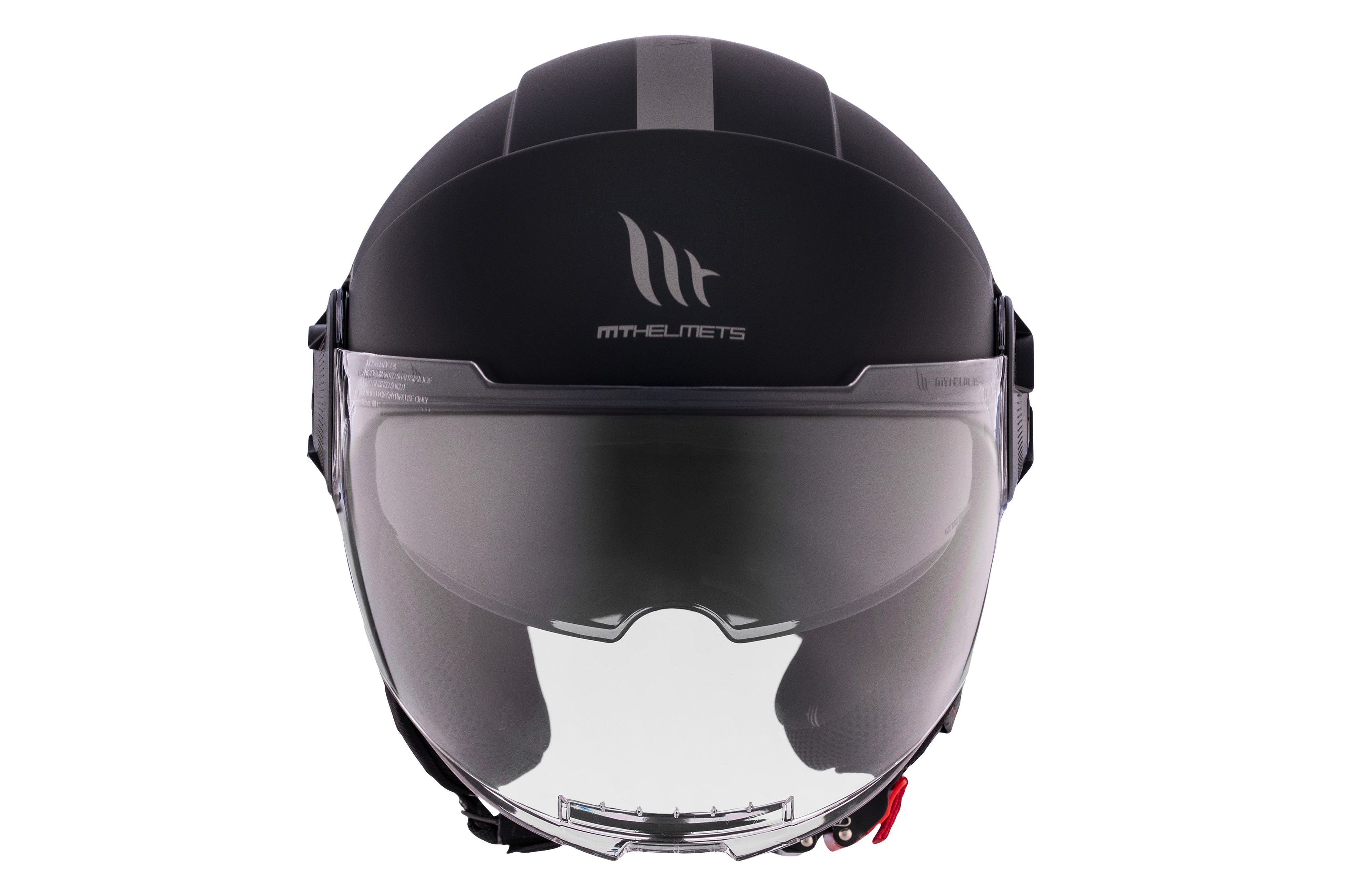 MT Helmets B Viale SV S Solid — Black Matt (A1) — заден агол