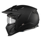 MT Helmets Streetfighter SV S Solid — Black Matt (A1) — профил