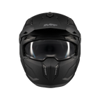 MT Helmets Streetfighter SV S Solid — Black Matt (A1) — заден агол