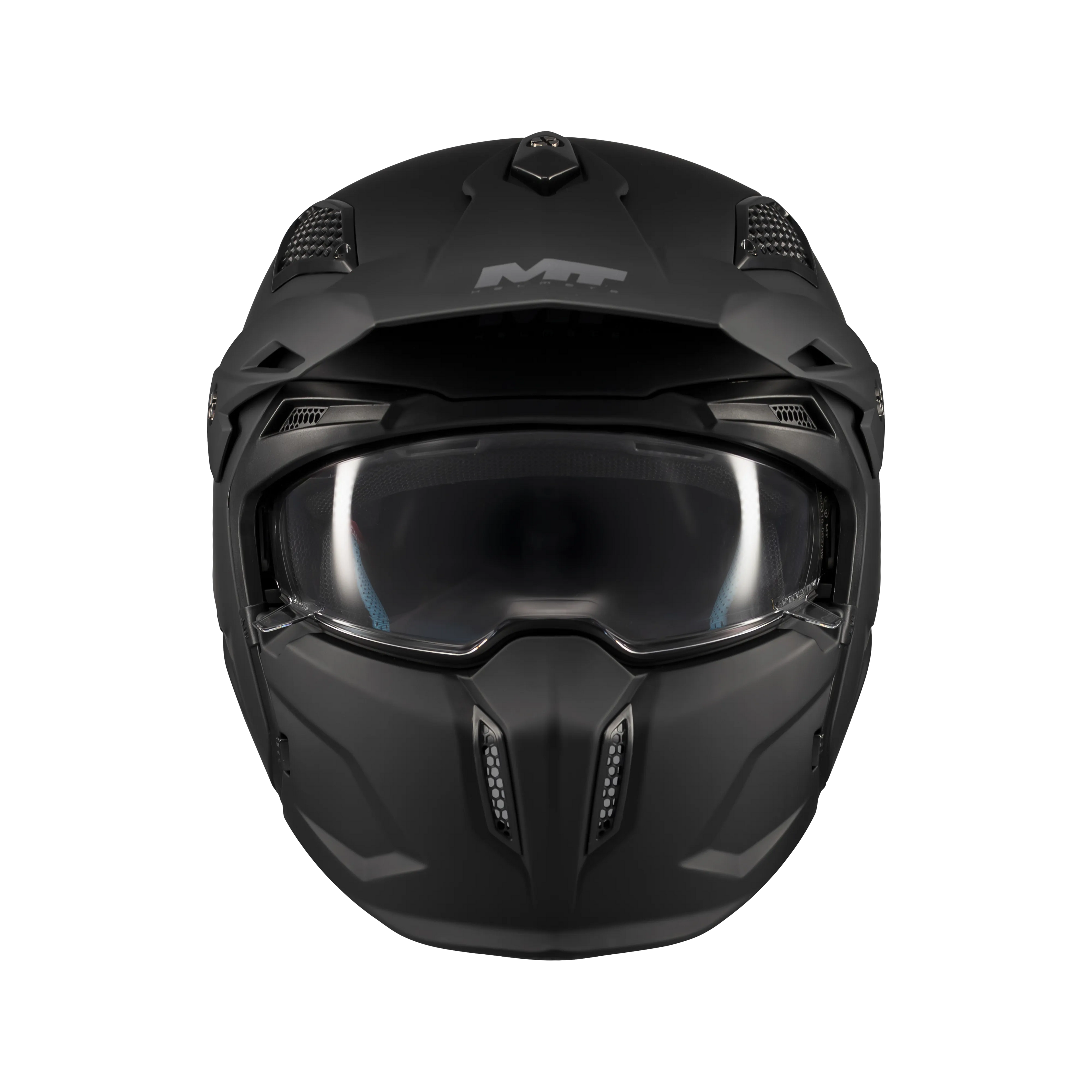 MT Helmets Streetfighter SV S Solid — Black Matt (A1) — заден агол