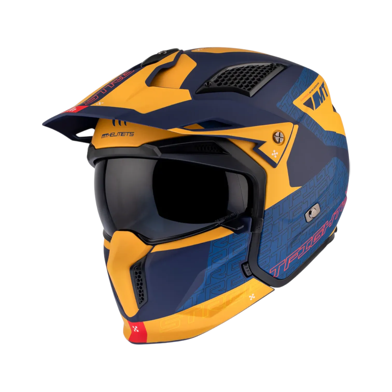 MT Helmets Streetfighter SV S Totem — Yellow Matt (C3)