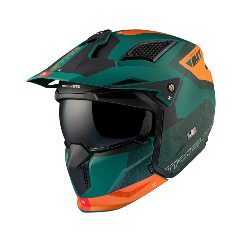 MT Helmets Streetfighter SV S Totem — Green Matt (C6)