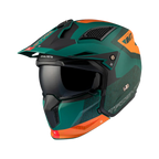 MT Helmets Streetfighter SV S Totem — Green Matt (C6)