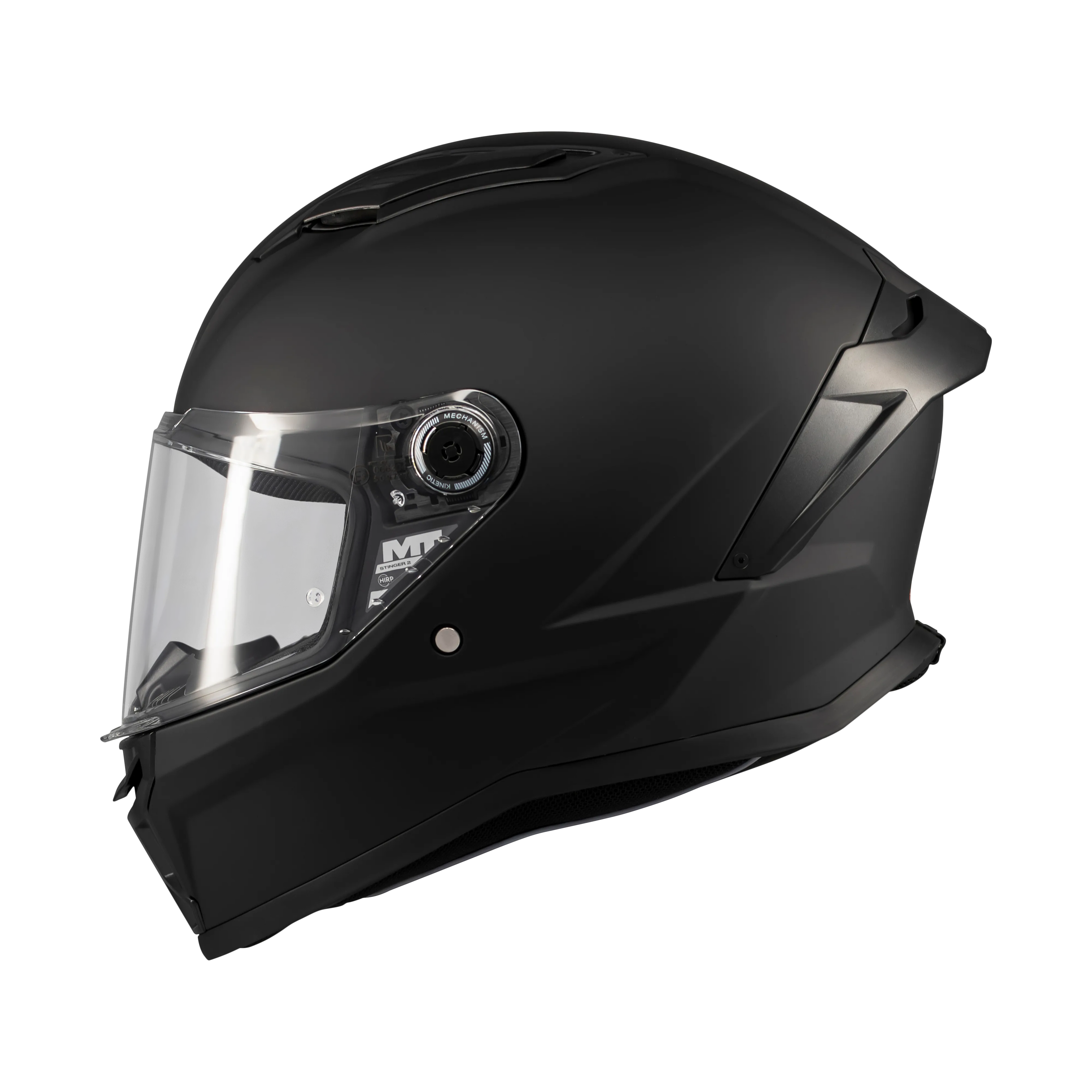 MT Helmets Stinger 2 Solid — Black Matt (A11) — профил