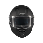 MT Helmets Stinger 2 Solid — Black Matt (A11) — заден агол