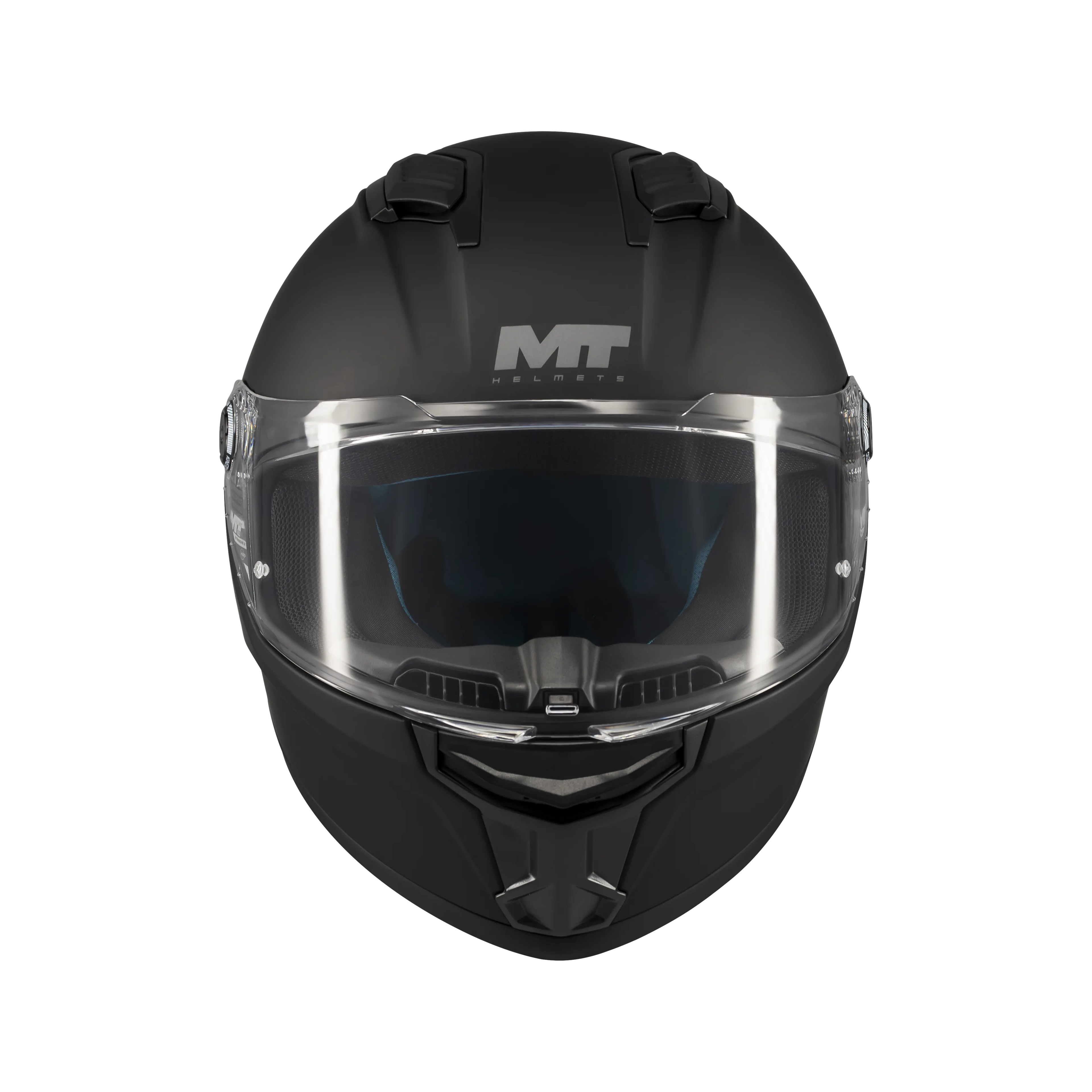 MT Helmets Stinger 2 Solid — Black Matt (A11) — заден агол