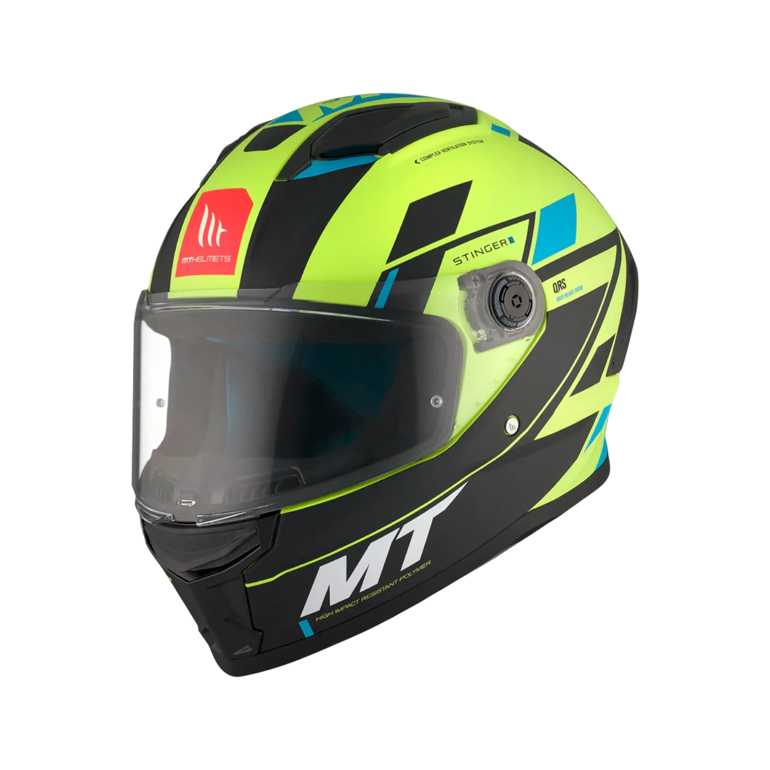 MT Helmets Stinger 2 Zivze — Fluor Matt (C3)