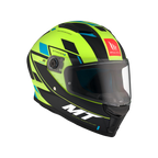 MT Helmets Stinger 2 Zivze — Fluor Matt (C3) — заден агол