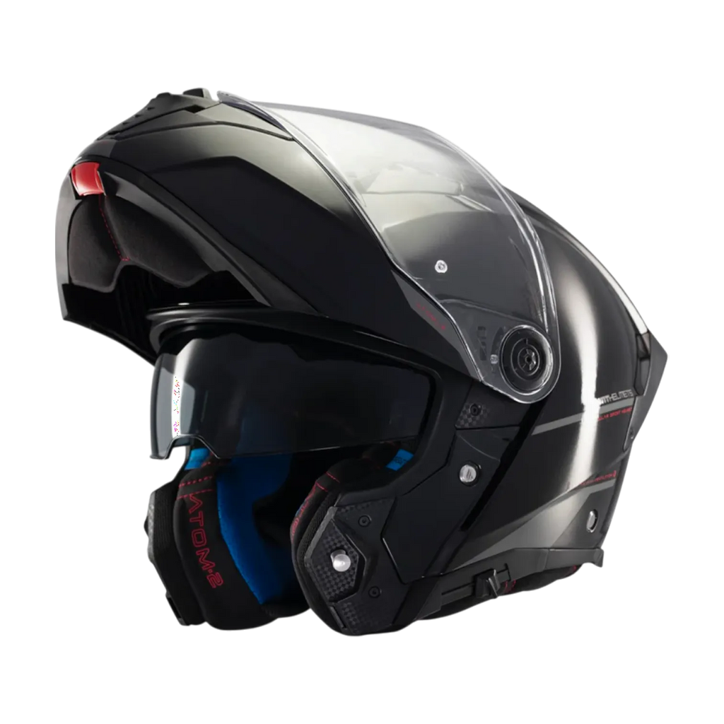 MT Helmets Atom 2 SV Solid — Black Gloss (A1)
