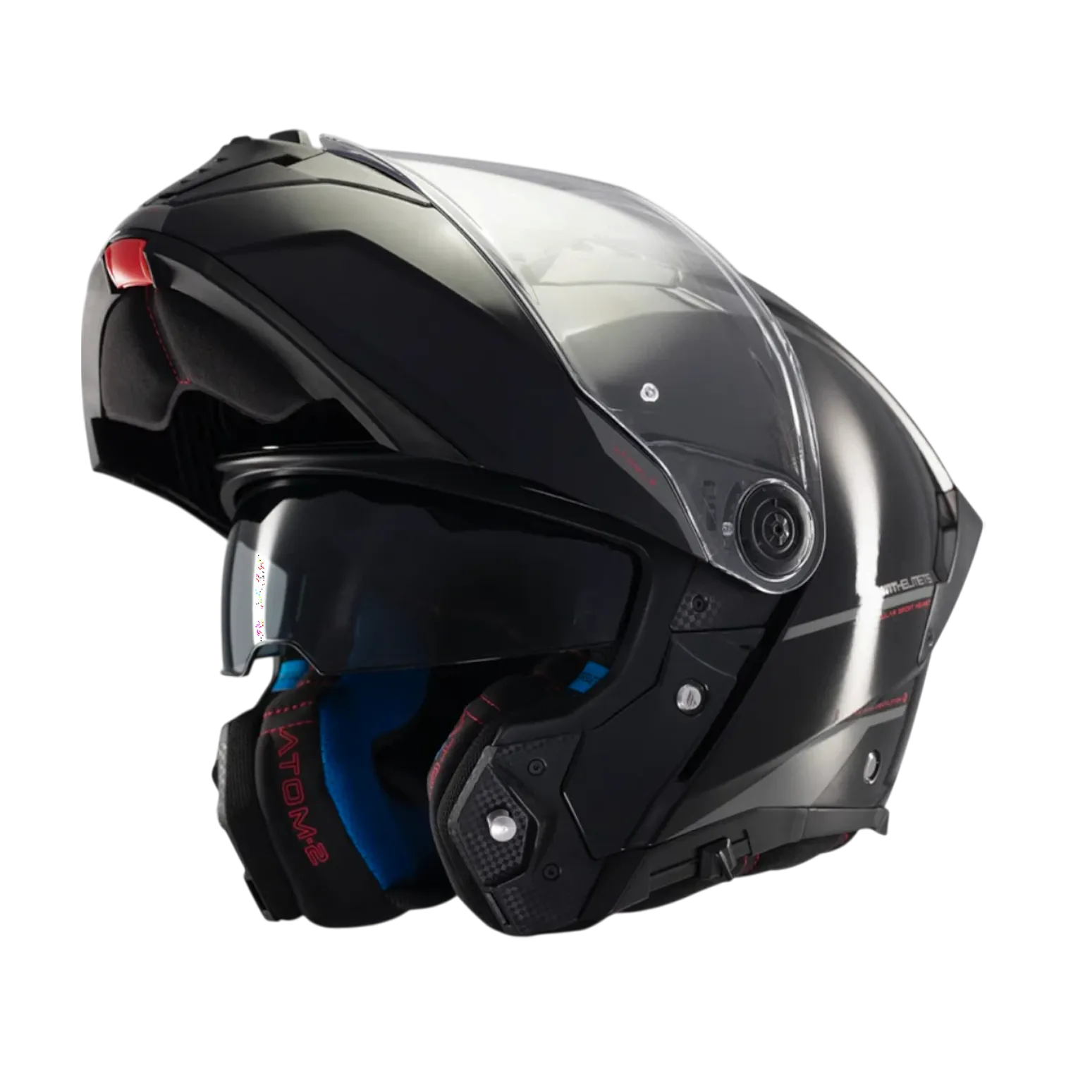 MT Helmets Atom 2 SV Solid — Black Gloss (A1)
