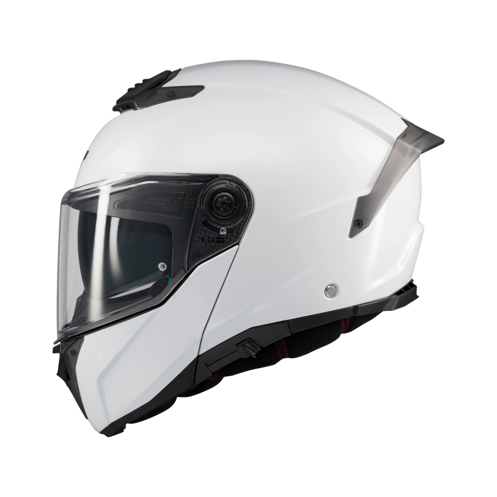 MT Helmets Atom 2 SV Solid — White Gloss (A0) — профил