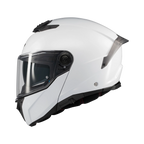 MT Helmets Atom 2 SV Solid — White Gloss (A0) — профил