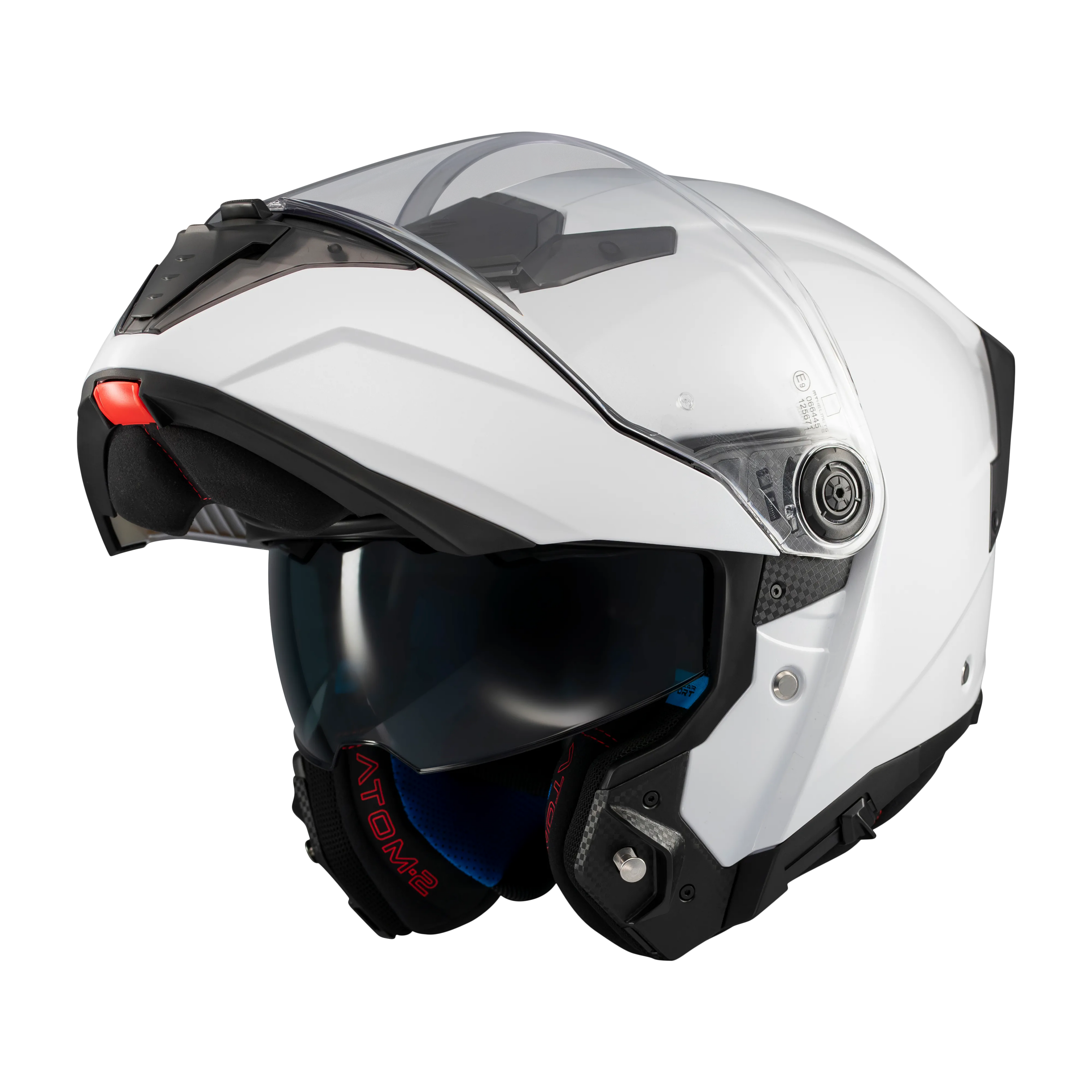 MT Helmets Atom 2 SV Solid — White Gloss (A0)