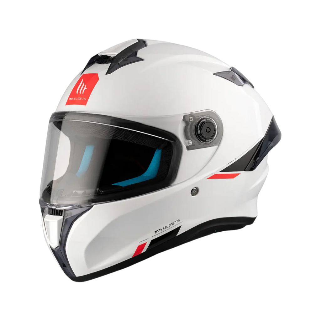 MT Helmets Targo S Solid — Pearl White Gloss (A0)