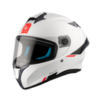 MT Helmets Targo S Solid — Pearl White Gloss (A0)