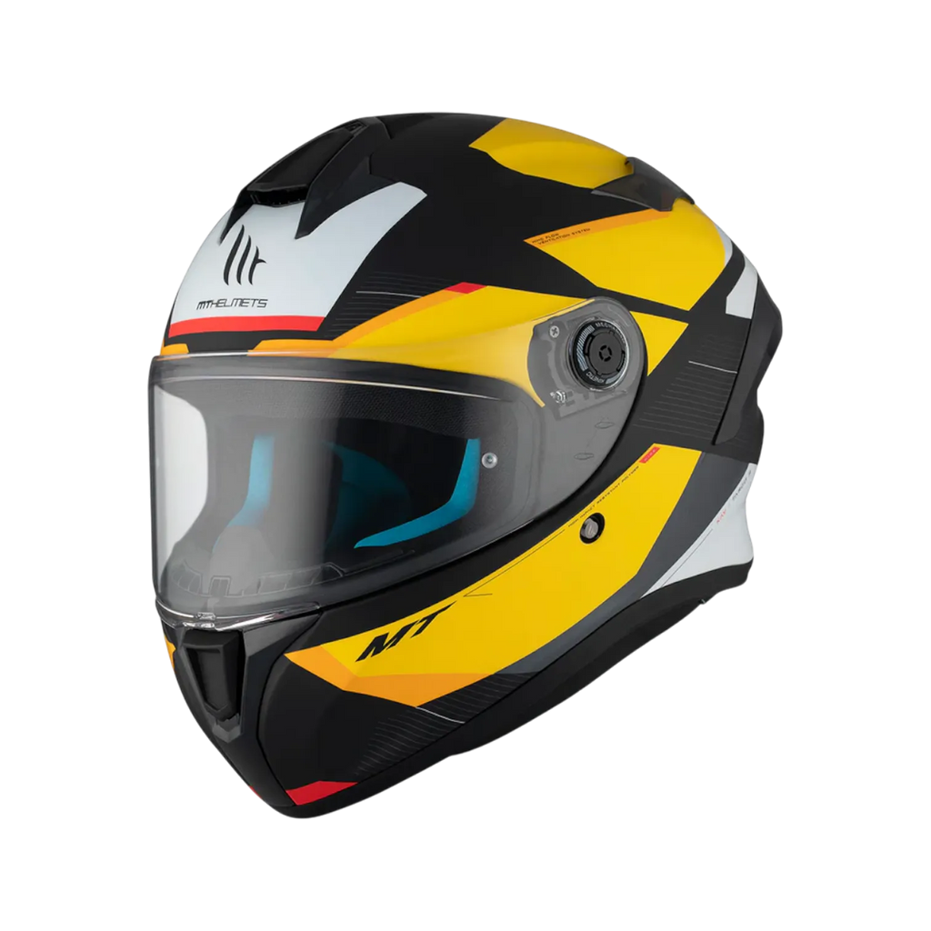 MT Helmets Targo S Kay — Black Yellow Green Matt (B3)