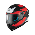 MT Helmets Targo S Kay — Black Red Gray White Matt (B5)