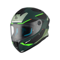 MT Helmets Targo S Kay — Black Green Fluor Matt (C6)