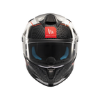 MT Helmets Targo S Brik — Black Silver Gloss (C0) — профил