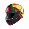 MT Helmets Targo S Brik — Black Green Red Matt (C3)