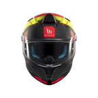 MT Helmets Targo S Brik — Black Green Red Matt (C3) — профил