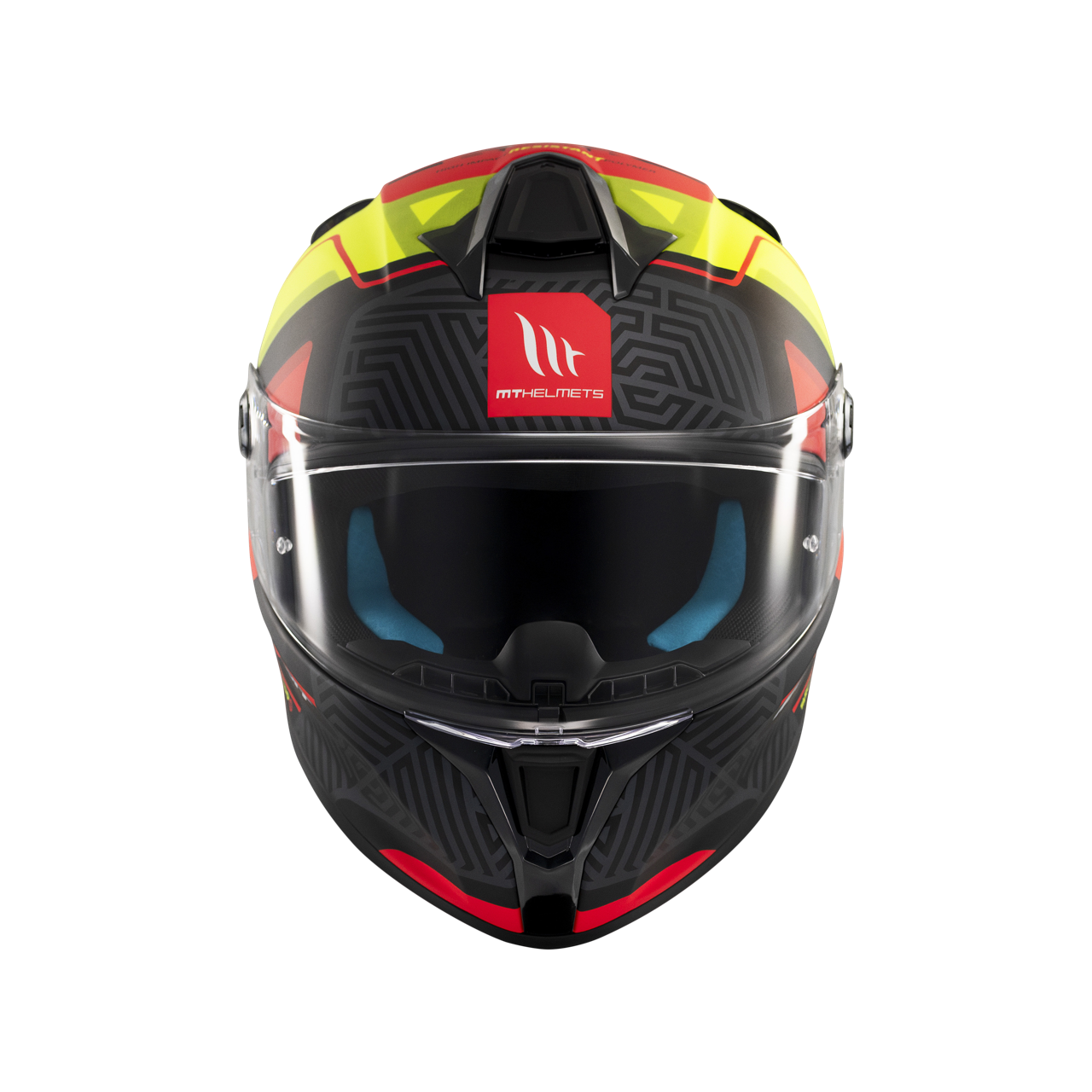 MT Helmets Targo S Brik — Black Green Red Matt (C3) — профил