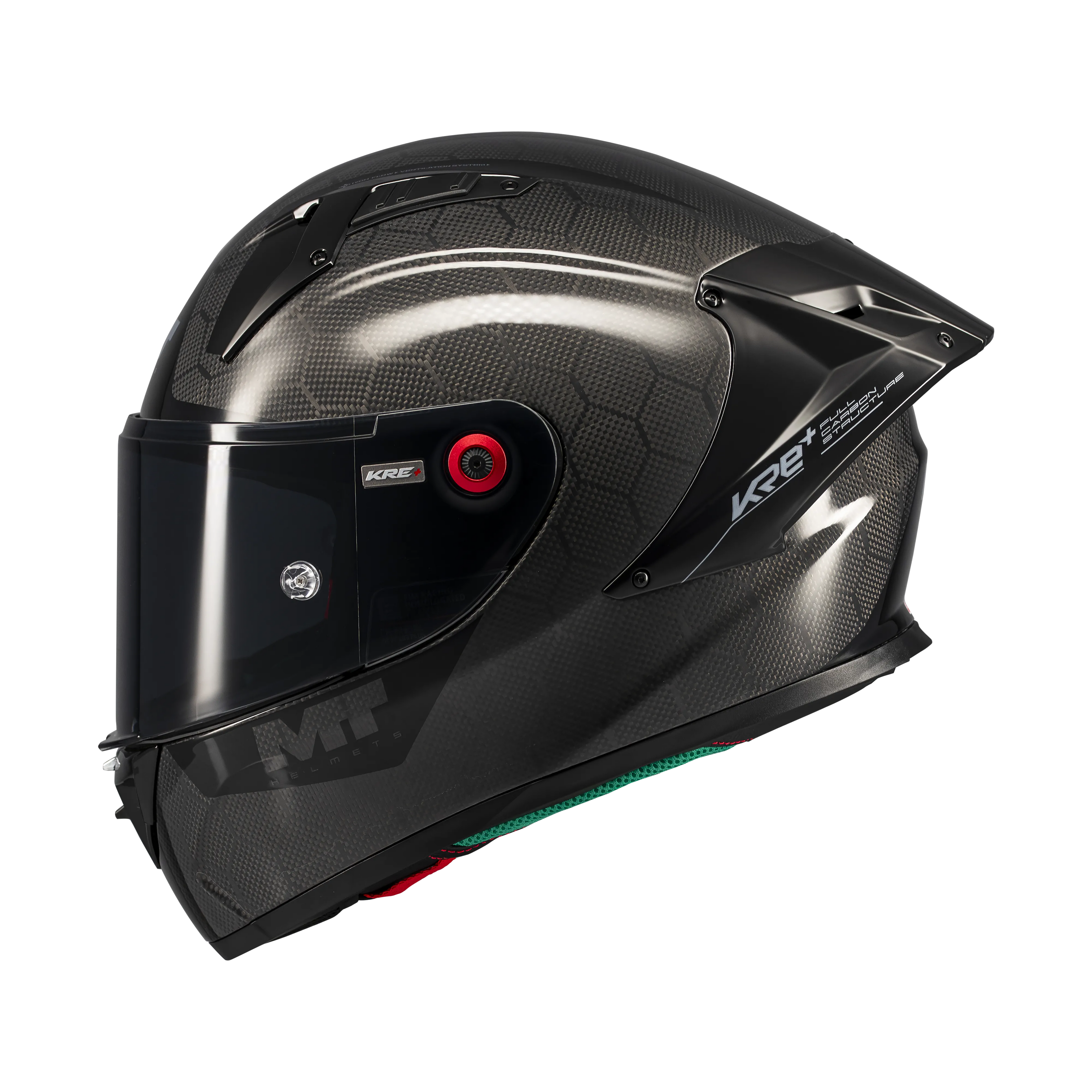 MT Helmets KRE+ S — Black Gloss (A11) — профил