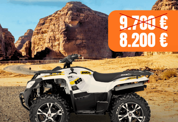 ACCESS SHADE SPORT 850 – S (EPS, ALLOY WHEELS)