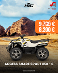 ACCESS SHADE SPORT 850 – S (EPS, ALLOY WHEELS)