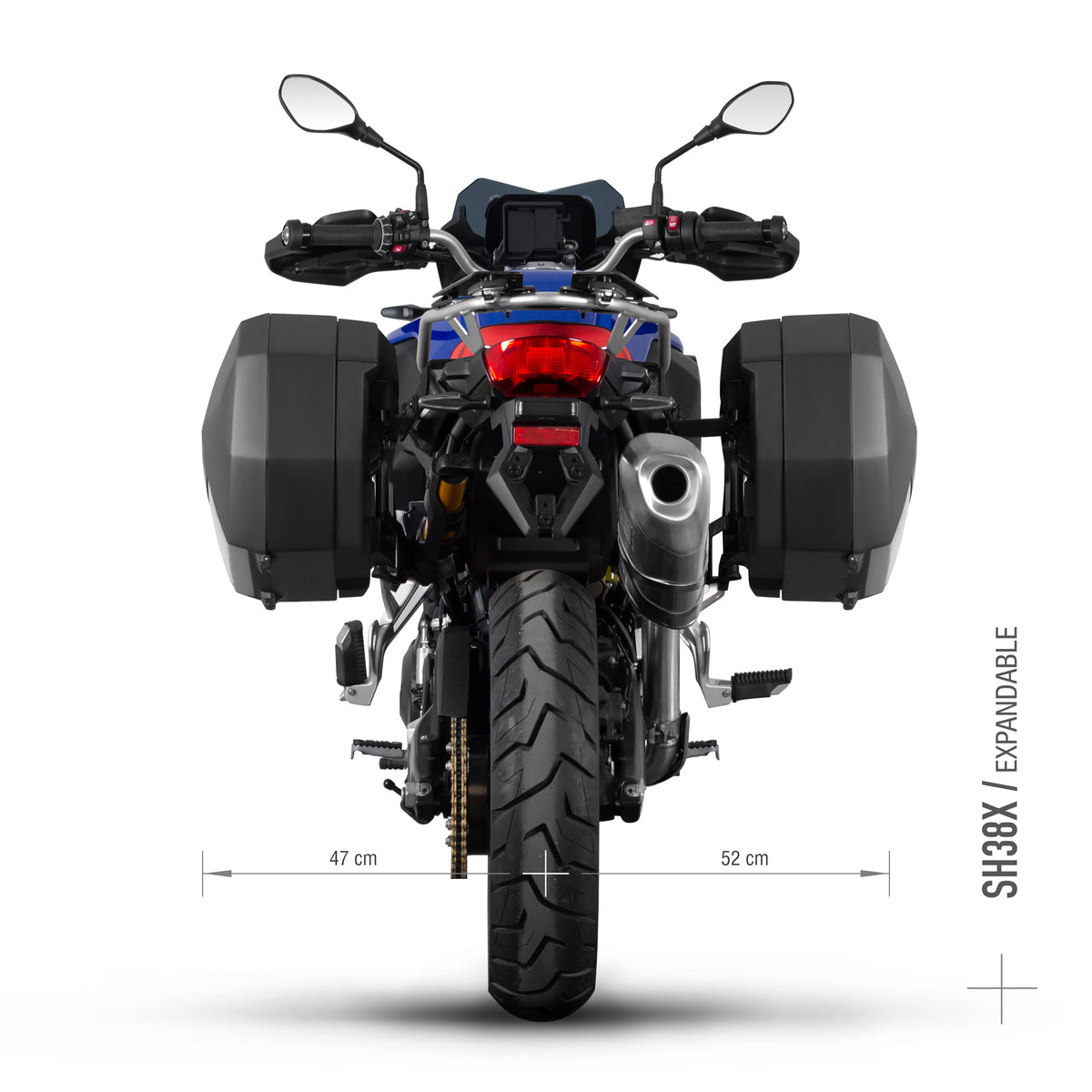 SHAD носач за странични куфери 3P System — BMW F 750 GS / F 800 GS / F 850 GS / GS Adventure / F 900 GS Adventure (W0FS88IF)