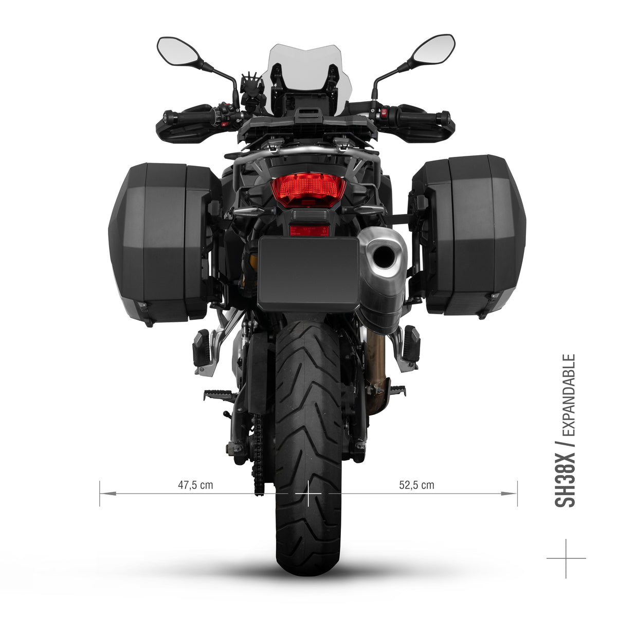 SHAD носач за странични куфери 3P System — BMW F 750 GS / F 800 GS / F 850 GS / GS Adventure / F 900 GS Adventure (W0FS88IF)