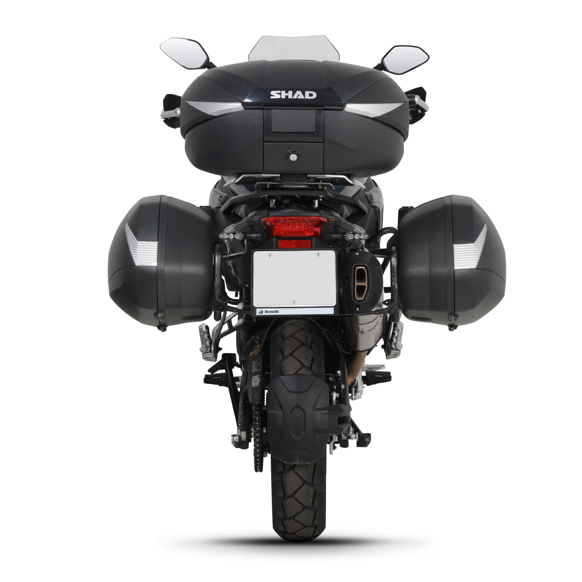 SHAD носач за куфер Top Master — Benelli TRK 502 X / QJ Motor SRT 700 X Trail / Rieju Xplora 557 / 707 (B0TX50ST)