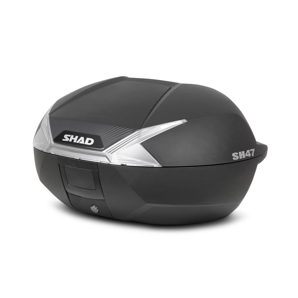 SHAD SH47 топ куфер, carbon, бел рефлектор (D0B47106)