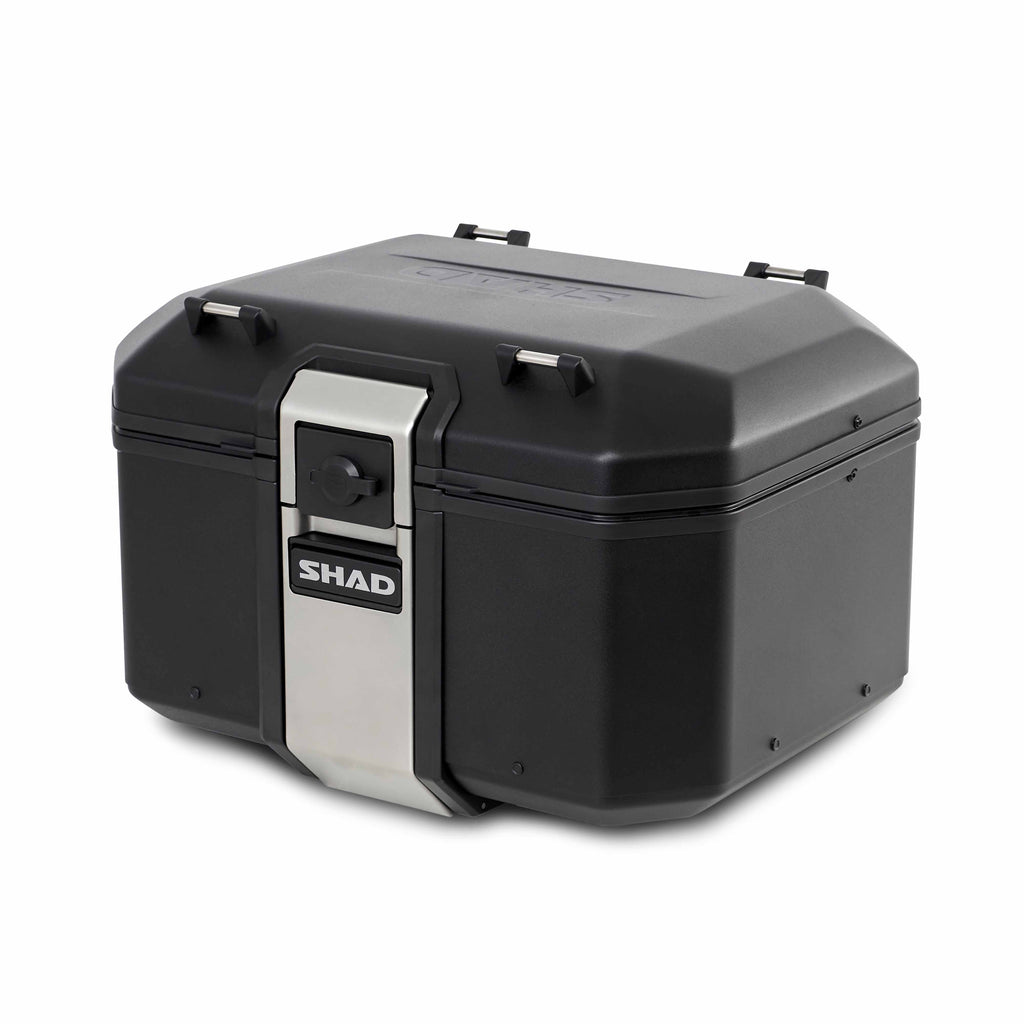 SHAD Terra TR48 алуминиумски топ куфер, Black Edition (D0TR48100B)