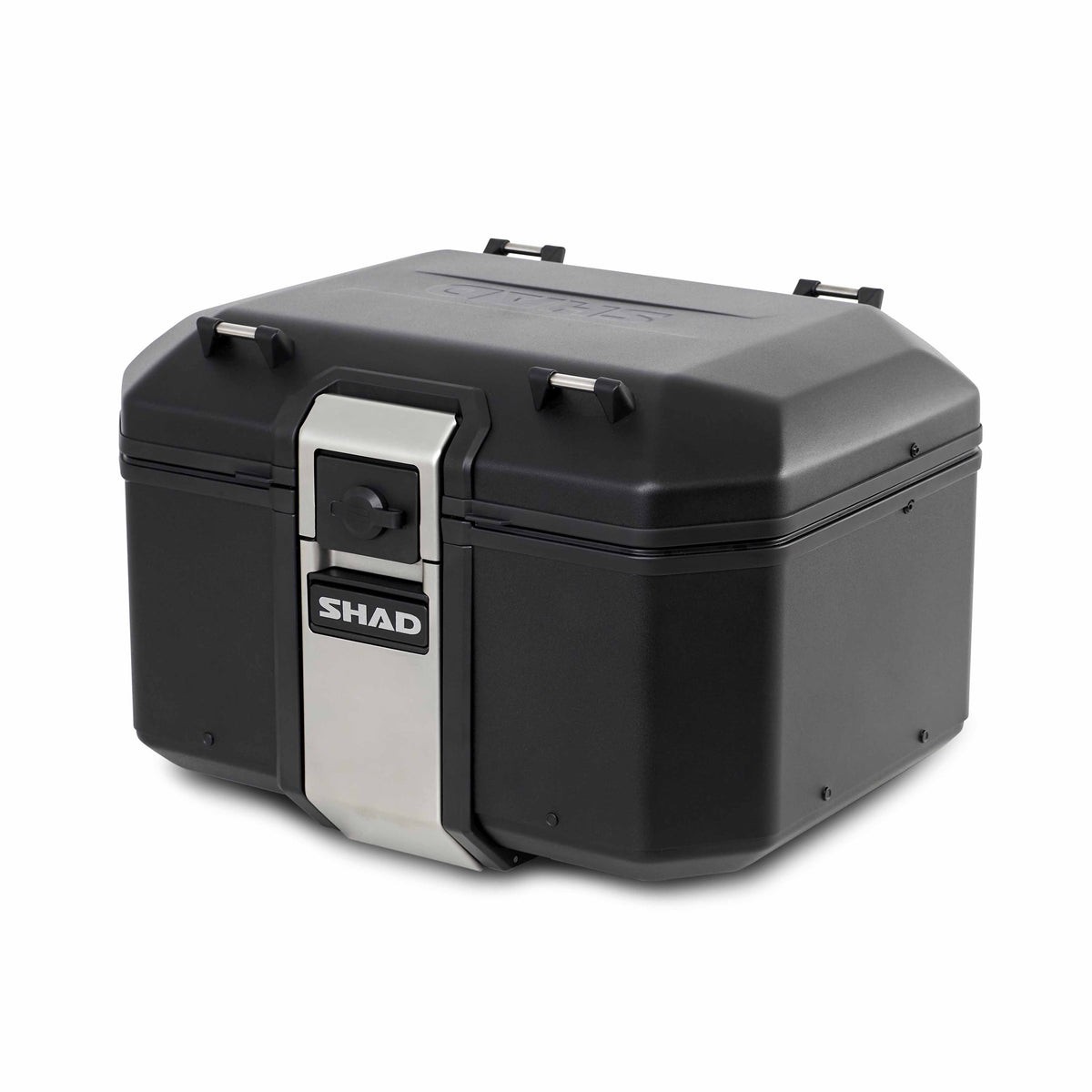 SHAD Terra TR48 алуминиумски топ куфер, Black Edition (D0TR48100B)