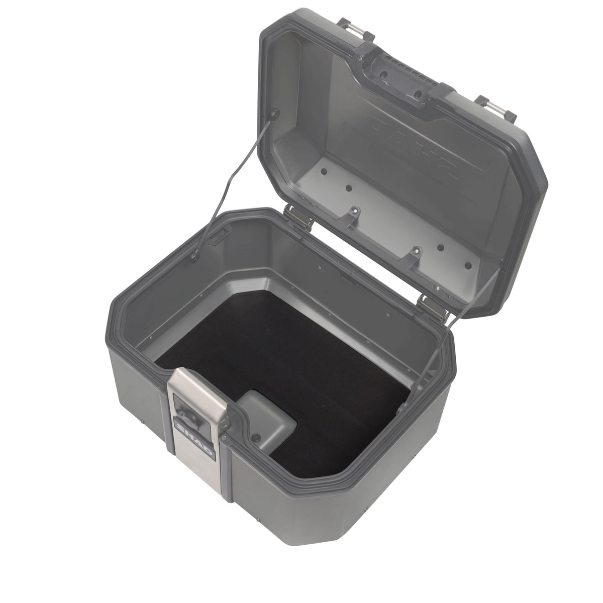 SHAD Terra TR48 алуминиумски топ куфер, Black Edition (D0TR48100B)