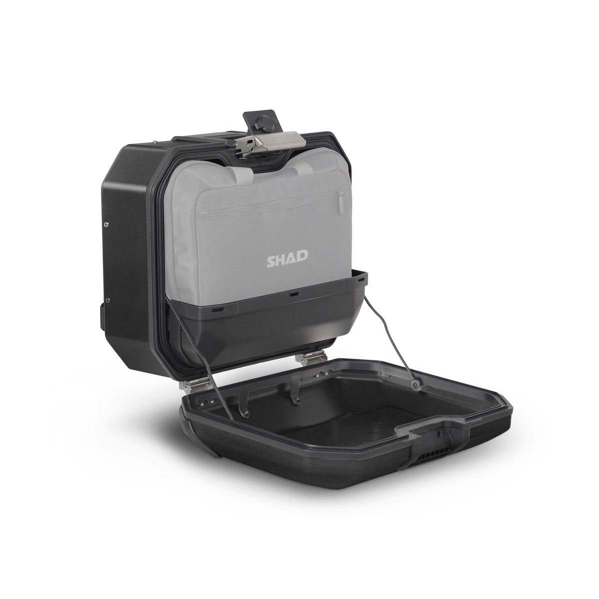 SHAD Terra TR36 десен алуминиумски страничен куфер, Black Edition (D0TR36100RB)