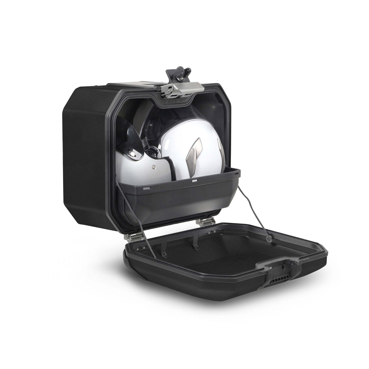 SHAD Terra TR47 десен алуминиумски страничен куфер, Black Edition (D0TR47100RB)
