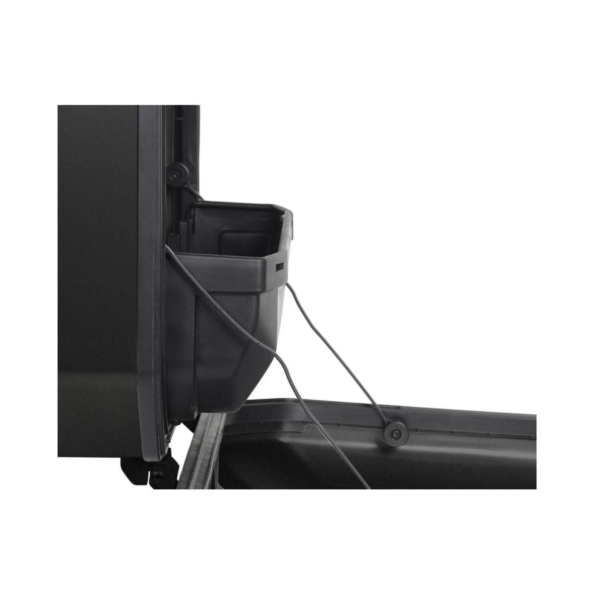 SHAD Terra TR47 десен алуминиумски страничен куфер, Black Edition (D0TR47100RB)