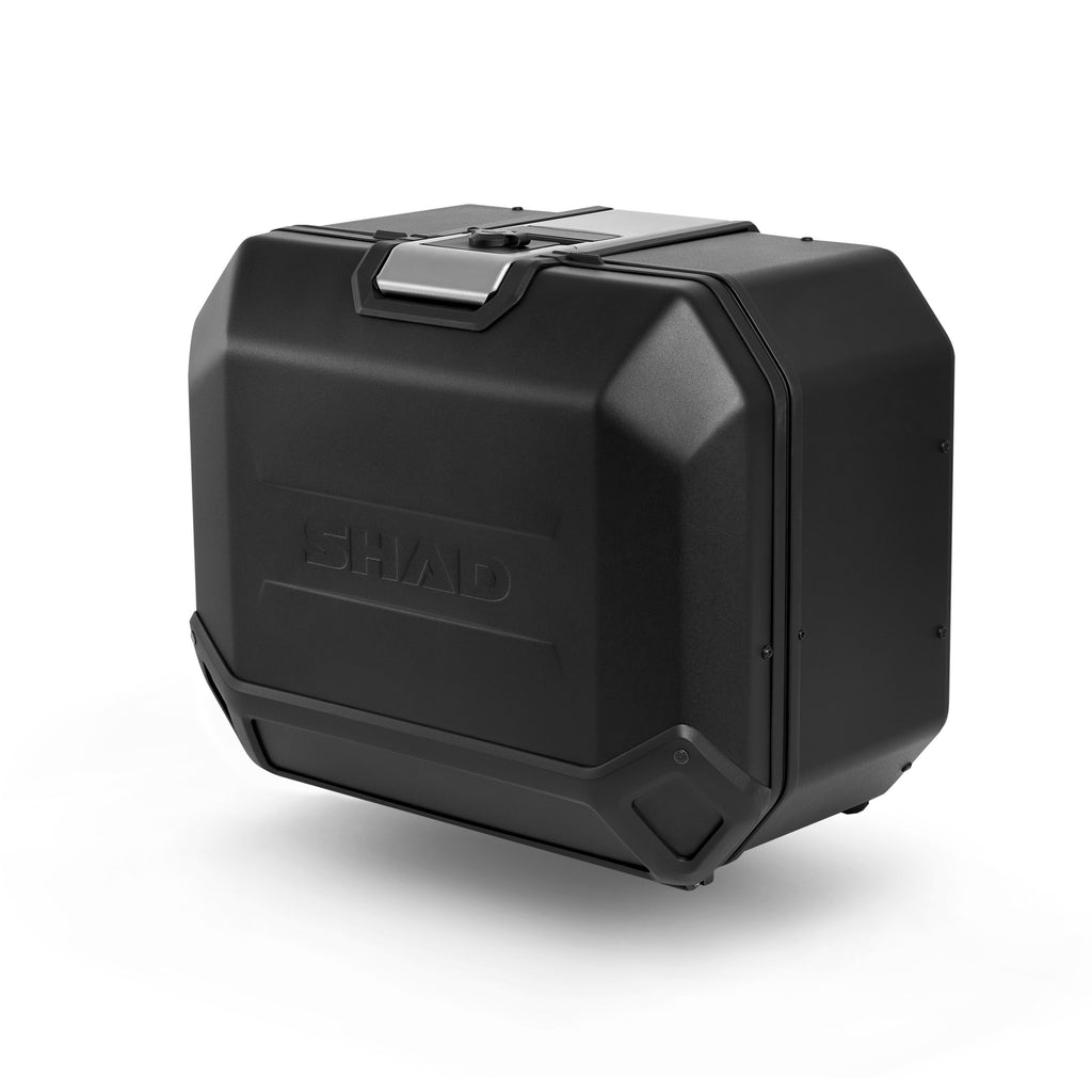 SHAD Terra TR47 лев алуминиумски страничен куфер, Black Edition (D0TR47100LB)