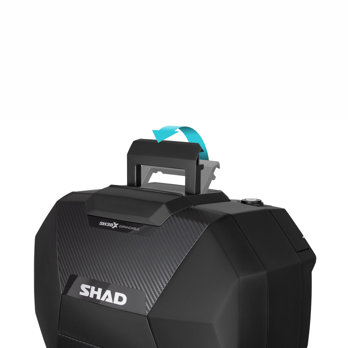 SHAD SH38X Expandable странични куфери, сет, carbon (D0B38106)