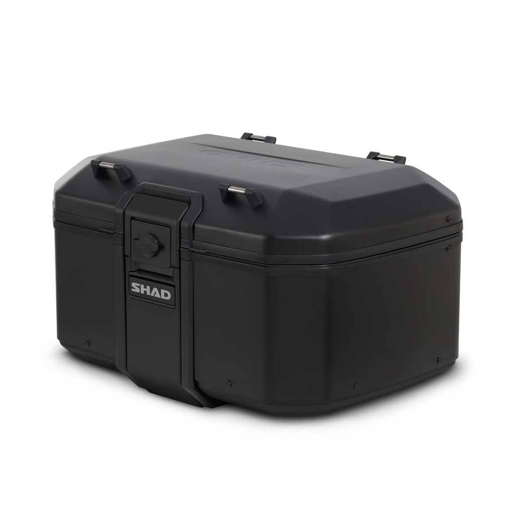 SHAD Terra TR55 алуминиумски топ куфер, Pure Black (D0TR55200B)