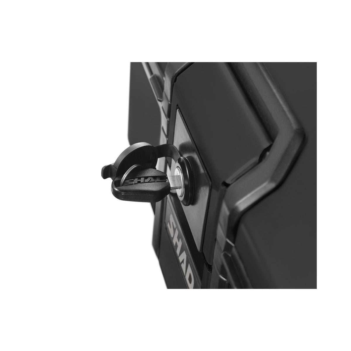 SHAD Terra TR55 алуминиумски топ куфер, Pure Black (D0TR55200B)