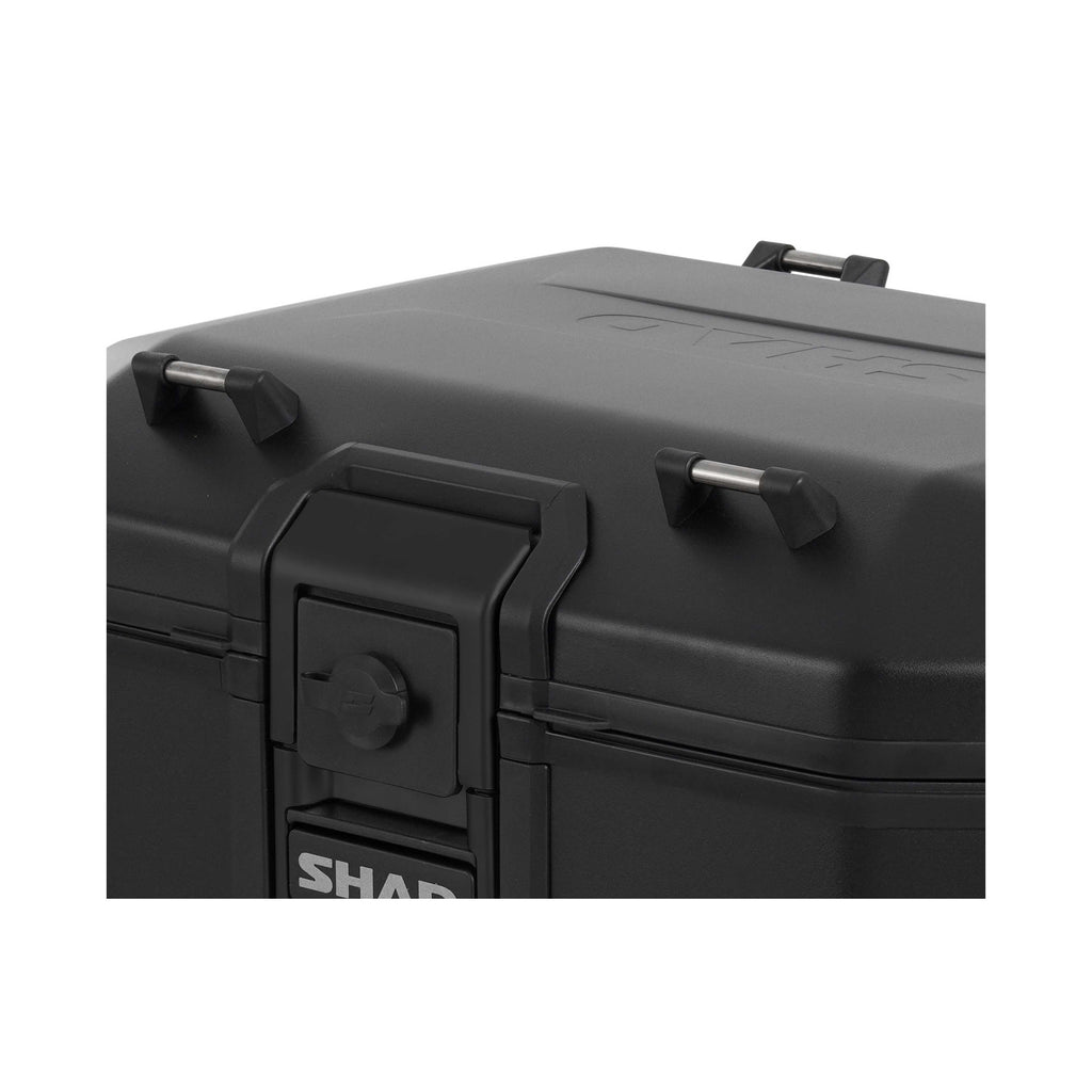 SHAD Terra TR55 алуминиумски топ куфер, Pure Black (D0TR55200B)