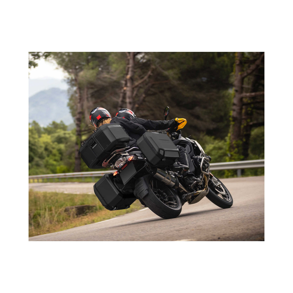 SHAD Terra TR55 алуминиумски топ куфер, Pure Black (D0TR55200B)
