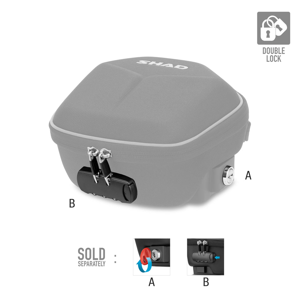 SHAD E02C Click System торба за резервоар, 3 L (X0SE02C)